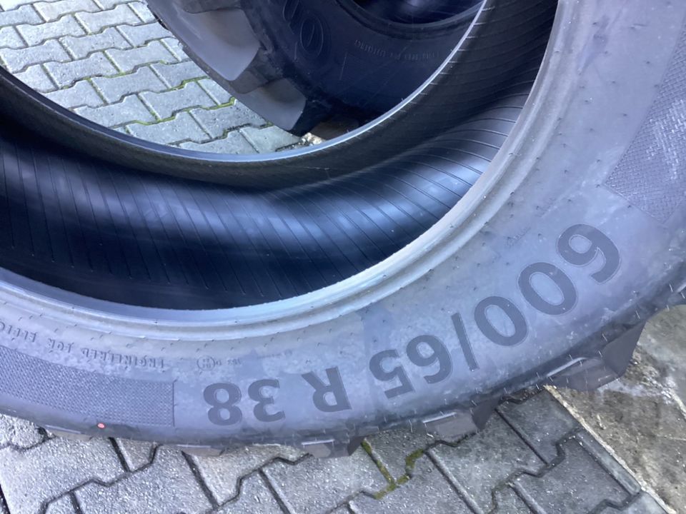 2x 600/65R38 Continental Tractor Master Schlepperreifen in Witzmannsberg