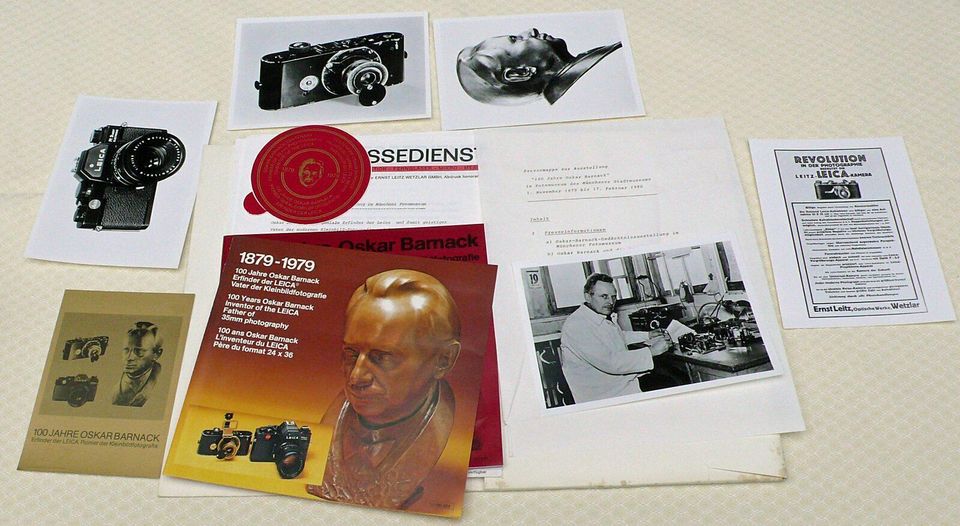 Leica Leitz Pressemappe 1979 100 Jahre Oskar Barnack Super Rar 9 in Petershagen