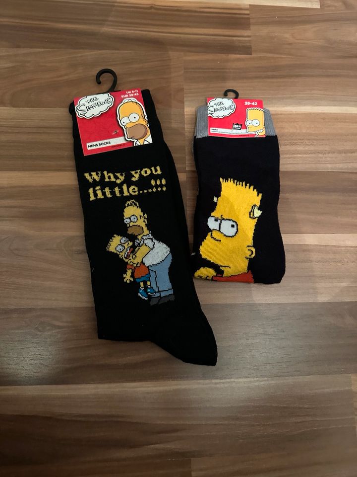 The Simpsons Herren Socken 39/42 in Neustadt a. d. Waldnaab