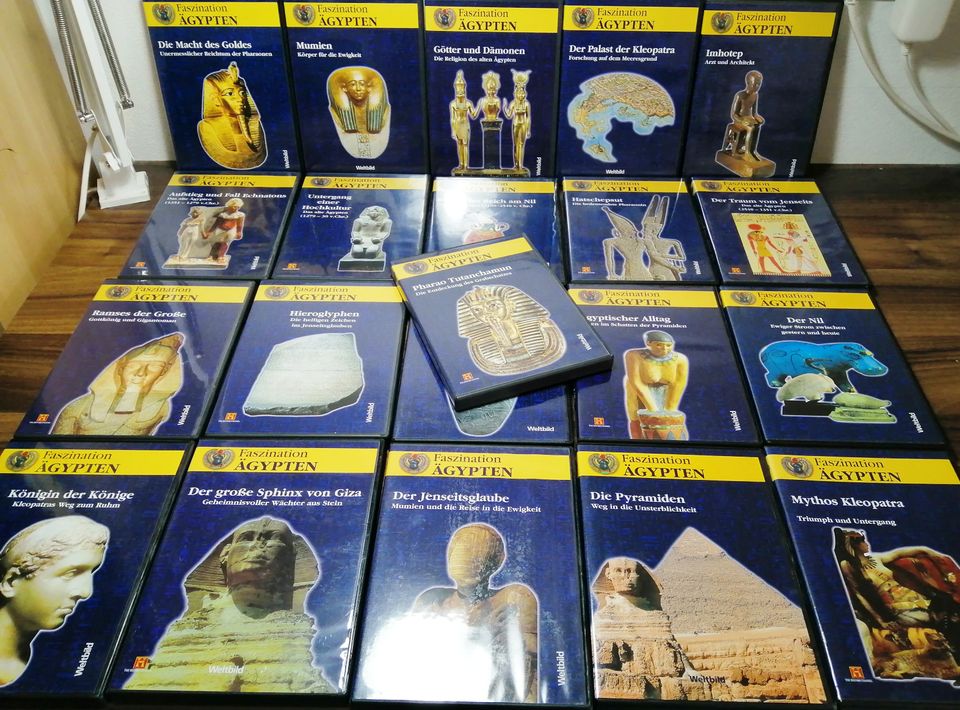 21 DVD Faszination Ägypten Sammlung Konvolut Weltbild Geschichte in Schkeuditz
