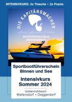Intensivkurs in einer Woche Sportbootführerschein Binnen und See Bayern - Deggendorf Vorschau