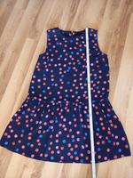 Cynthia Rowley / 38 / Kleid Trägerkleid / Kirschen blau Hessen - Schaafheim Vorschau
