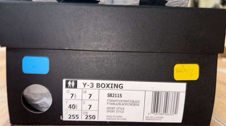 Y-3 Adidas Yohji Yamamoto Boxing NEU!!! in Berlin