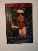 Terminator Schwarzenegger Bild auf Hokzrahmen München - Laim Vorschau