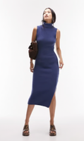 Topshop Midikleid 36-38 – Dunkelblau Navy Bayern - Augsburg Vorschau