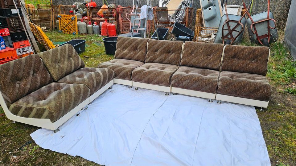 Vintage Sofa Retro Couch Sessel Mario Bellini Amanta Stil 6-teil in Ingelheim am Rhein