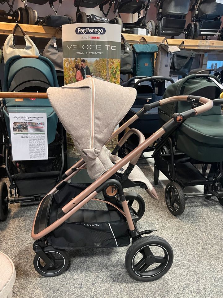 NEU - Peg Perego VELOCE TC 2023 Kombi-Kinderwagen - Messe-Aktion - NEU - FIRLEFANZ in Berlin