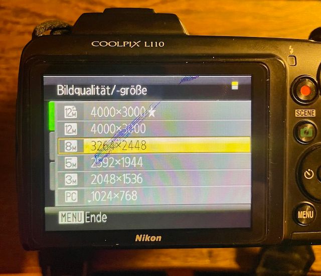Nikon Coolpix L110 Digitalkamera 12,1 MP 15-fach Zoom *OVP* in Walschleben