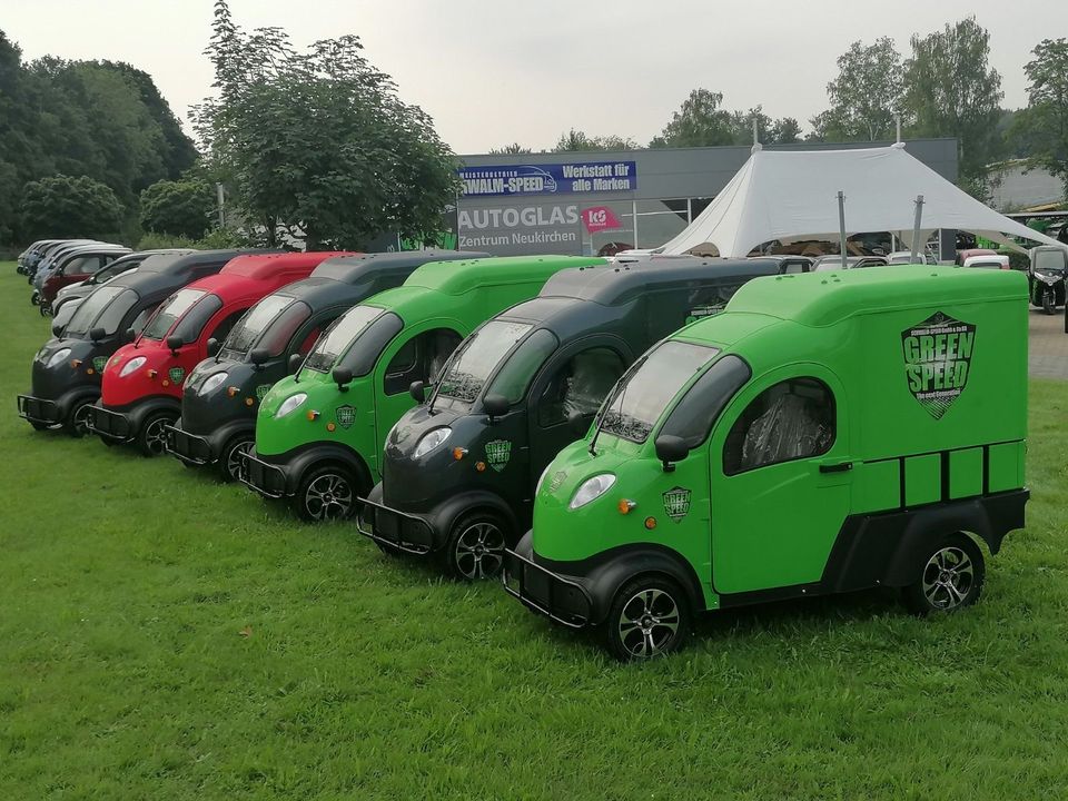 MAX Elektro 4-Rad Elektro MAX Kleintransporter Kofferaufbau Nutzfahrzeug Laubfrosch 4 Rad Pro MEGA Truck TUK TUK TUCK TUCK GECO Traveler BOB Transporter Ape Porter Benziner Hybrid Volta MEGA V-MAX in Neukirchen