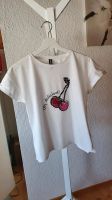 Page One T-Shirt Gr.  S weiß mit Kirsche  Damen Shirt Hessen - Wolfhagen  Vorschau