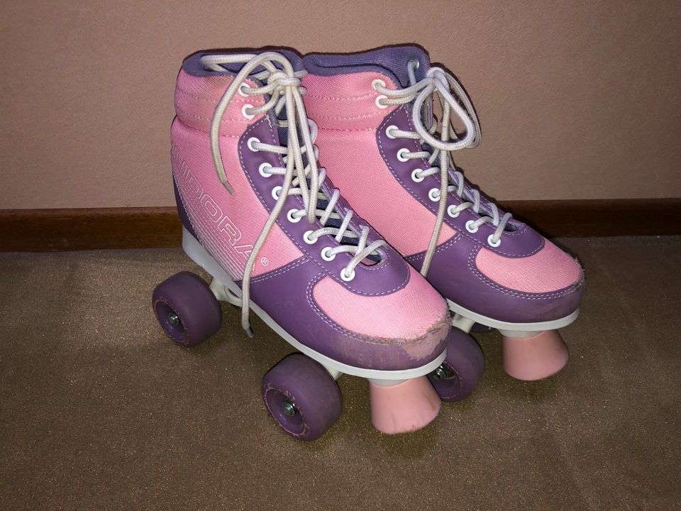 HUDORA Rollschuhe Rollerskates Advanced pink blush 31-34 ❤️ TOP! in Bielefeld