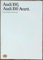 Prospekt Brochure Audi 100, 100 Avant 7/1988 Nordrhein-Westfalen - Mönchengladbach Vorschau