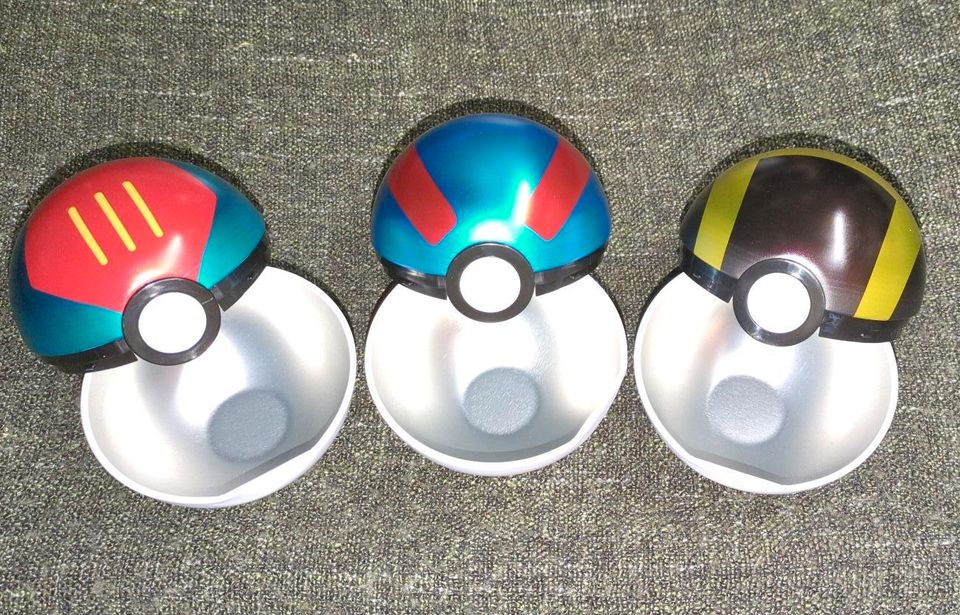 Pokemon Pokeball Tins leer, Köderball, Superball & Hyperball in Wadern