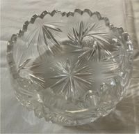 Bleikristall Schale Kristallglas mit Schleuderstern Baden-Württemberg - Mühlhausen Vorschau
