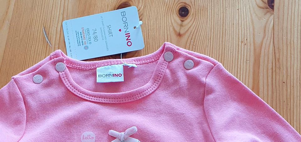 2 Babykleidchen Gr. 80 rosa/pink (1 x NEU) in Eriskirch