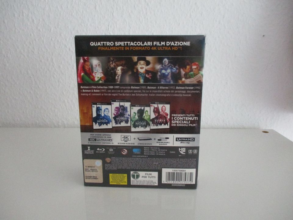 Batman 4 Film Collection 1989-1997 auf 4K Ultra HD + Blu-ray NEU in Wilhelmshaven