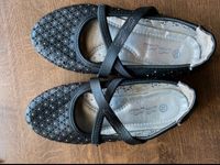 Ballerinas np 39 slipper mit Riemchen glitzer Rheinland-Pfalz - Kastellaun Vorschau