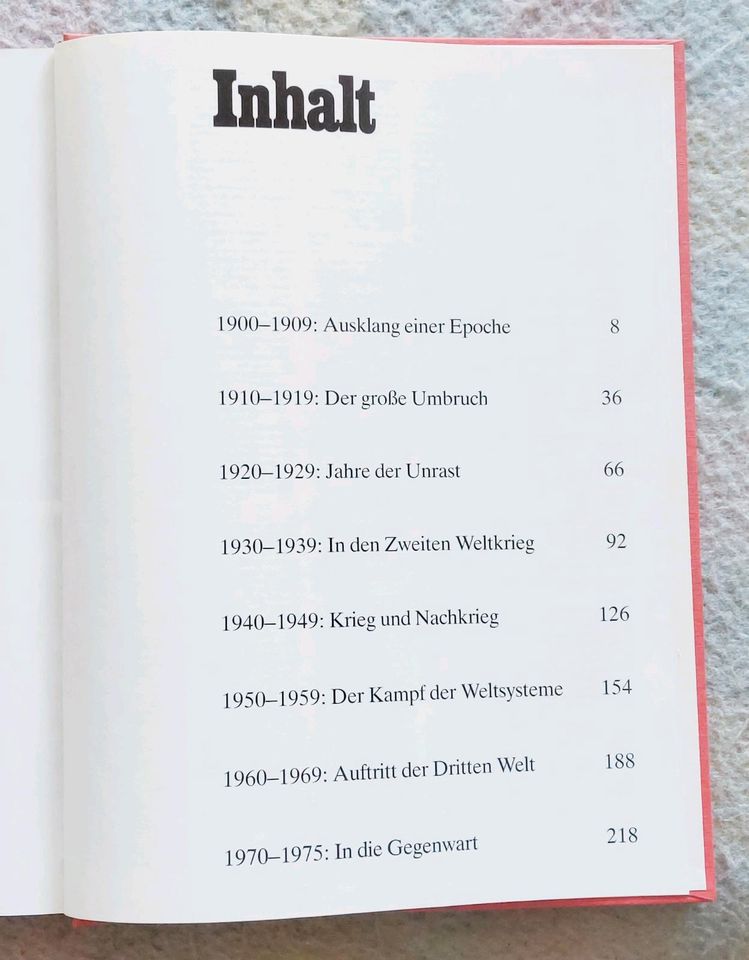 Nachschlagewerk DIN A4 - Bildband "Unser 20. Jahrhundert" HC-Buch in Hürth