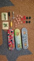 Fingerboard Skateboard Ersatzteil Set ohne Achsen Bayern - Elfershausen Vorschau