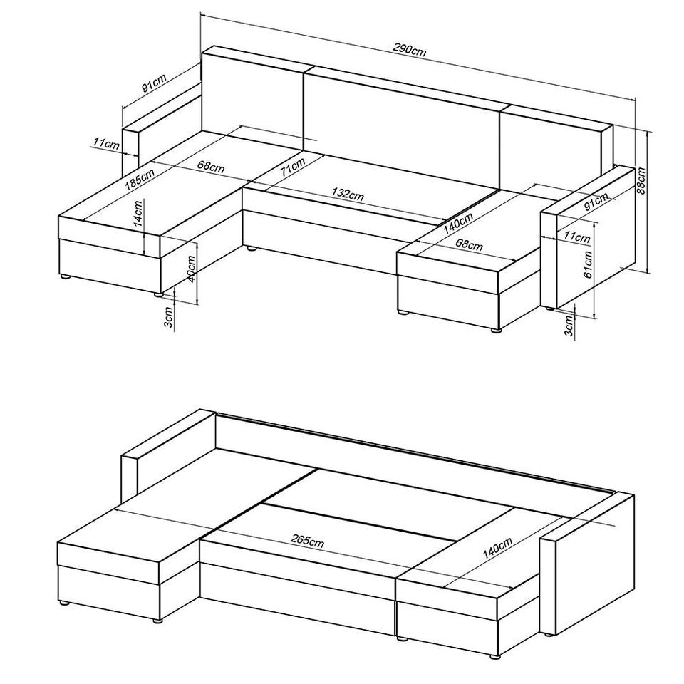 B-Ware Sonderangebot: Artikel mit leichten Mängeln-SOFA -ER2-007 in Schwerin