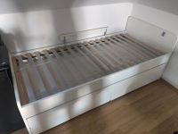 Ikea SLÄKT Bettgestell, Unterbett+Aufbewahrung, weiß, 90x200 cm Niedersachsen - Bad Bentheim Vorschau