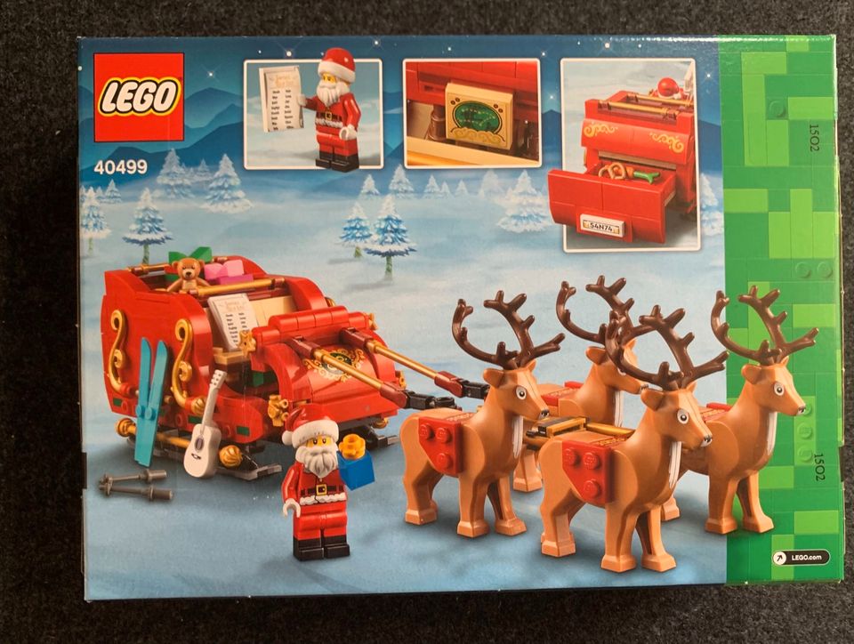 LEGO 40499 ⭐Schlitten des Weihnachtsmanns |✅NEU✅OVP| 40 €* in Suderburg