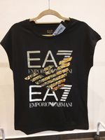 Neu! EA7 Emporio Armani Damen T-Shirt schwarz mit Pailletten XS Bayern - Regensburg Vorschau