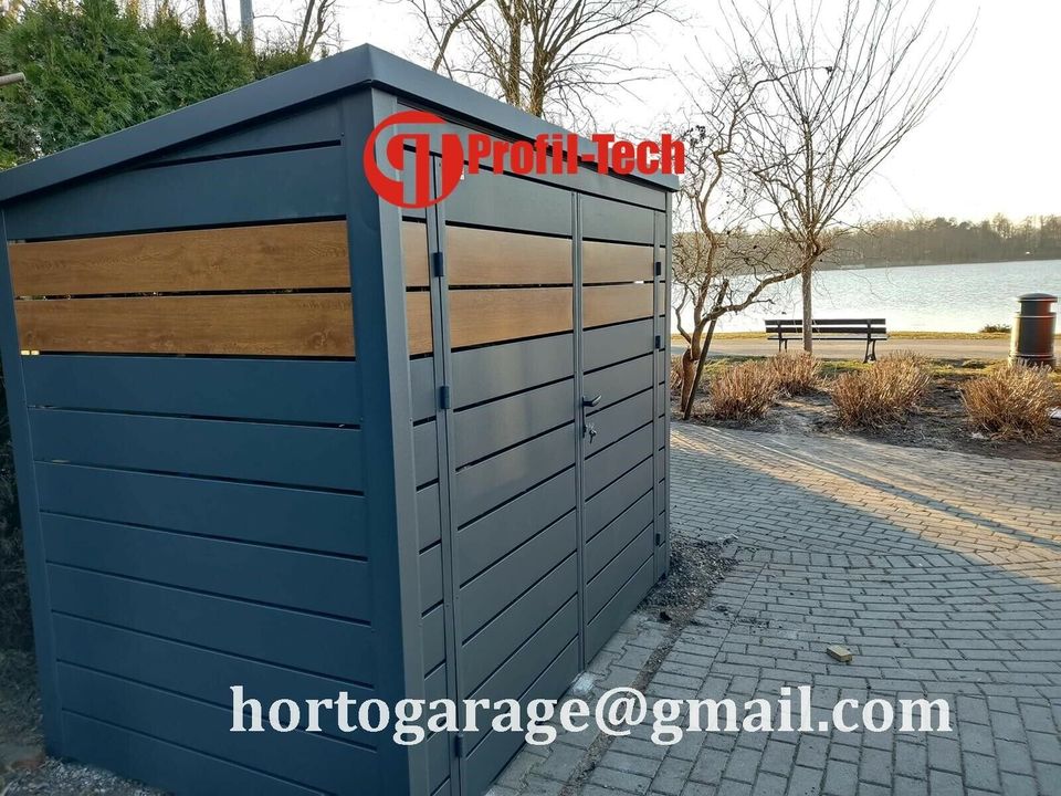 2,5 x 2 PREMIUM GERÄTESCHUPPEN Gartenhaus Blechgarage in Walluf