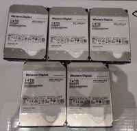 5x 14tb   western digital 70 tb  Sata Festplatten Bochum - Bochum-Mitte Vorschau