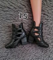 Schuhe für Barbie - schwarz weiß Silber grau Brandenburg - Kleinmachnow Vorschau