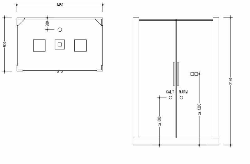 XXL Luxus LED Dampfdusche +Infrarotsauna Kombi Infrarot Sauna-Wär in Hofkirchen