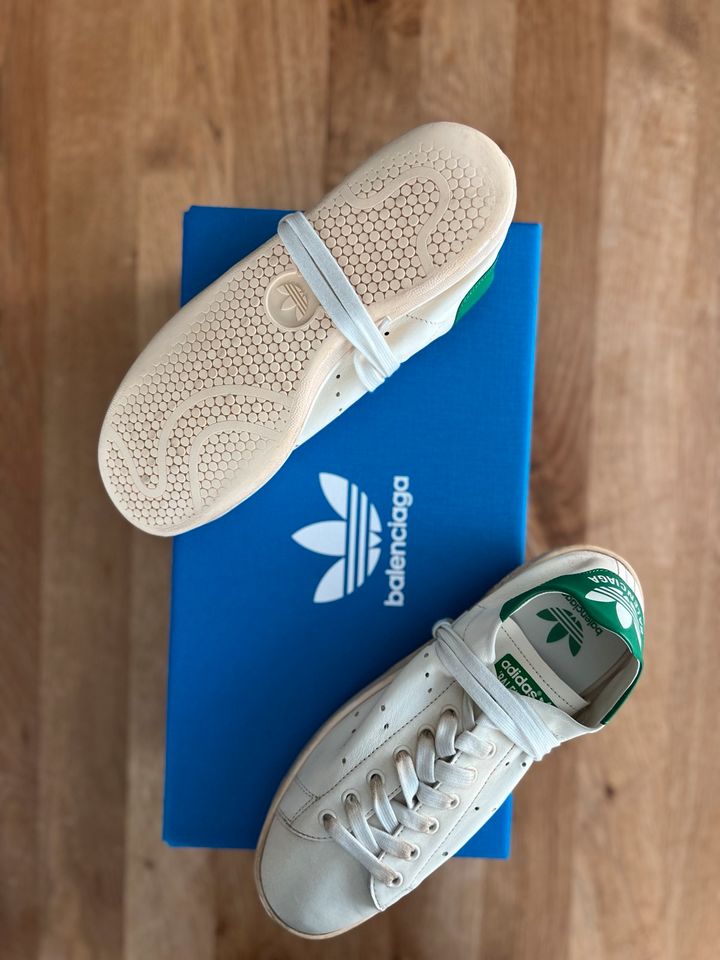 Balenciaga x adidas Stan Smith Worn-Out white/green  40 ZX8000 in Illertissen