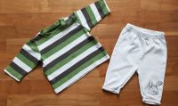 ✔ Set Baby Hose Shirt Pulli weiß grün braun Hase Bayern - Geldersheim Vorschau