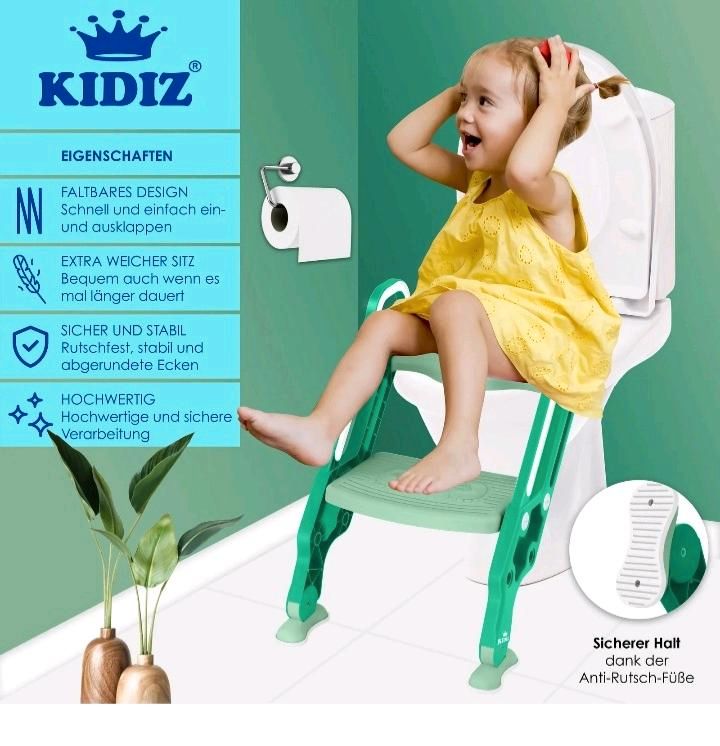 Kidiz Toilettensitz Kinder mit Treppe WC Sitz Neu /OVP in Detmold