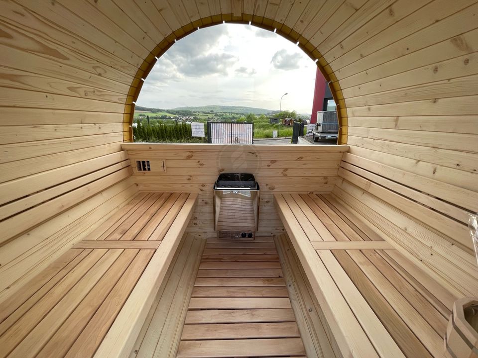 KOBA Fass Garten Sauna I 2m I Fasssauna Ø 2,2 m Barrel NEU in Eichenzell