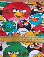 Leichter Sweatshirtstoff Angry Birds 34 x 50 cm, 25 x 54 cm Thüringen - Ronneburg Vorschau