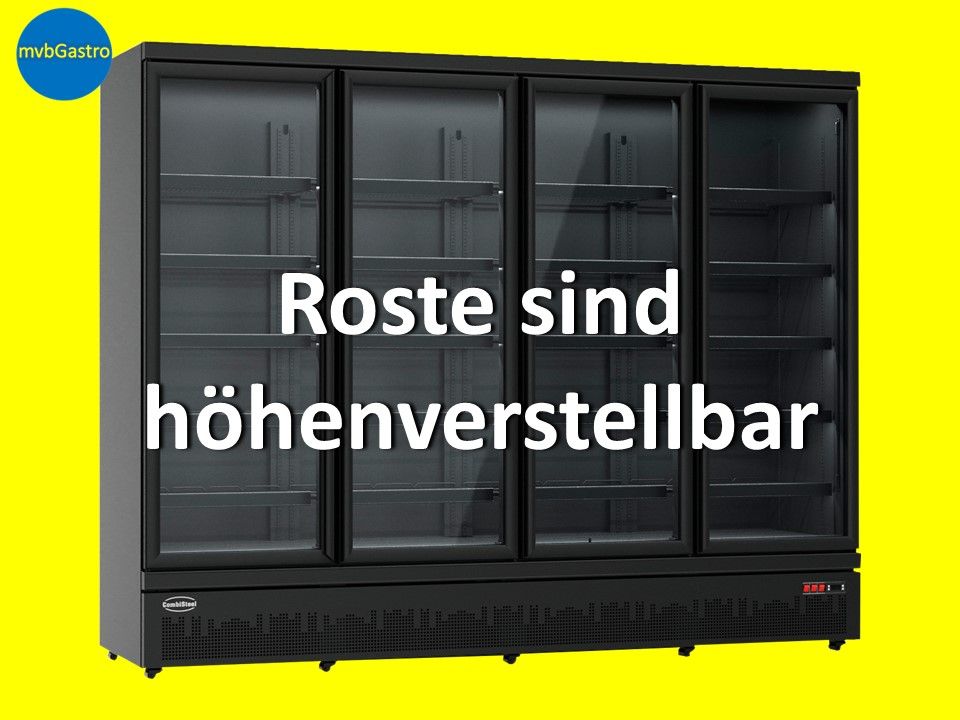 mvbgastro Sonderpreis ⚠ Modell 2024 Kühlregal Getränkekühlschrank Wandkühlregal Glaskühlschrank Flaschenkühlschrank Getränke Kühlschrank Tankstelle Lebensmittel Supermarkt Kiosk Lotto Laden in Lübbecke 