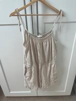 Jumpsuit H&m leinen beige M Hessen - Büdingen Vorschau