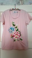 Bestricktes T-Shirt, Rosa Shirt, Rosen T-Shirt, 3 D Shirt Berlin - Tempelhof Vorschau
