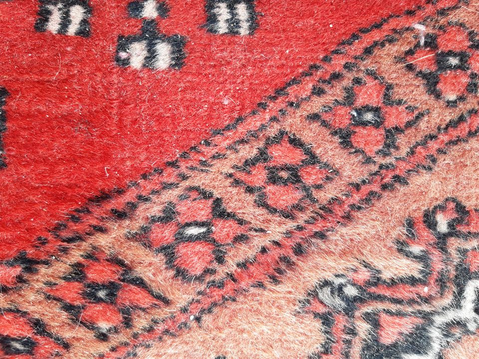 Pakistani Teppich Orientteppich Läufer Rot in Westoverledingen