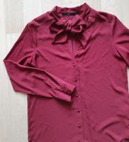 NEU Zara Basic Bluse Hemd bügelfrei Business Punkte Schleife Thüringen - Suhl Vorschau