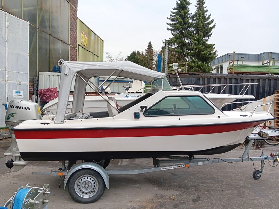 Hille Roda 16 Favorit 475 Kajütboot Bj.2000 mit 40PS Honda 4 Takt in Dortmund