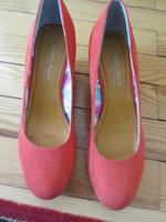 Marco Tozzi Pumps, Schuhe mit  Keilabsatz orange Gr. 40 Saarland - Wadgassen Vorschau