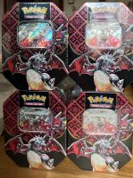 Pokemon Karten Shiny Glurak Tin DE Paldeas Schicksale + 4 Booster Hessen - Wiesbaden Vorschau