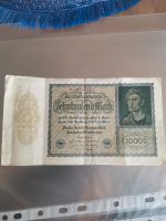 Sammler Reichsbanknote 10000 Mark 1922 Baden-Württemberg - Fellbach Vorschau