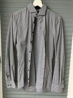 Olymp (Business-) Hemd in grau/schwarz/weiß Größe 38 Hannover - Döhren-Wülfel Vorschau