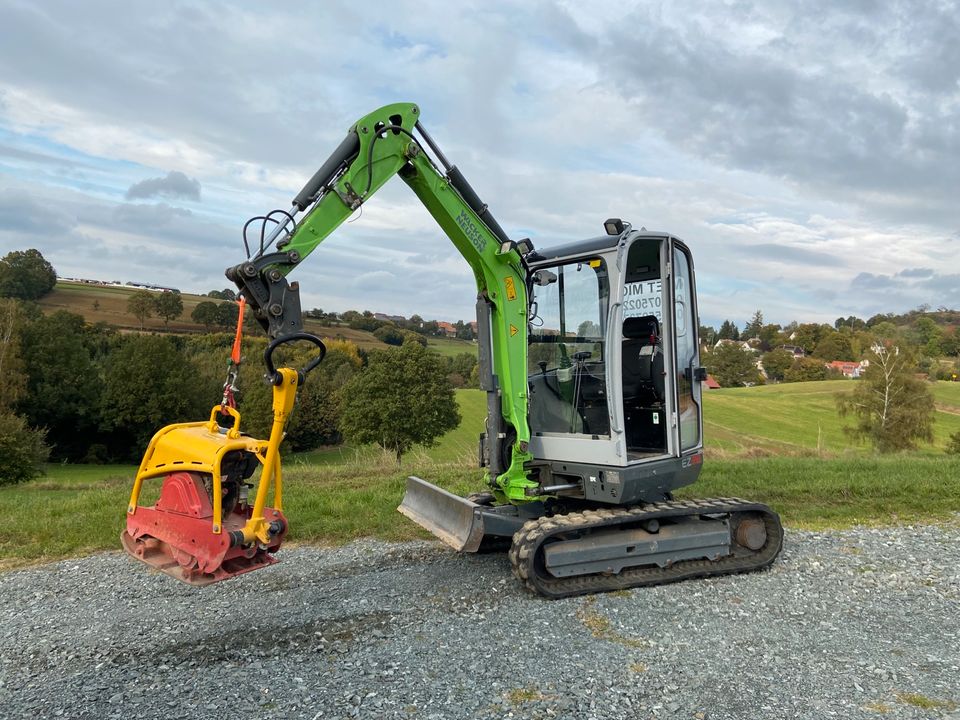 Minibagger Vermietung Baumaschinen Mieten Leihen in Eckersdorf