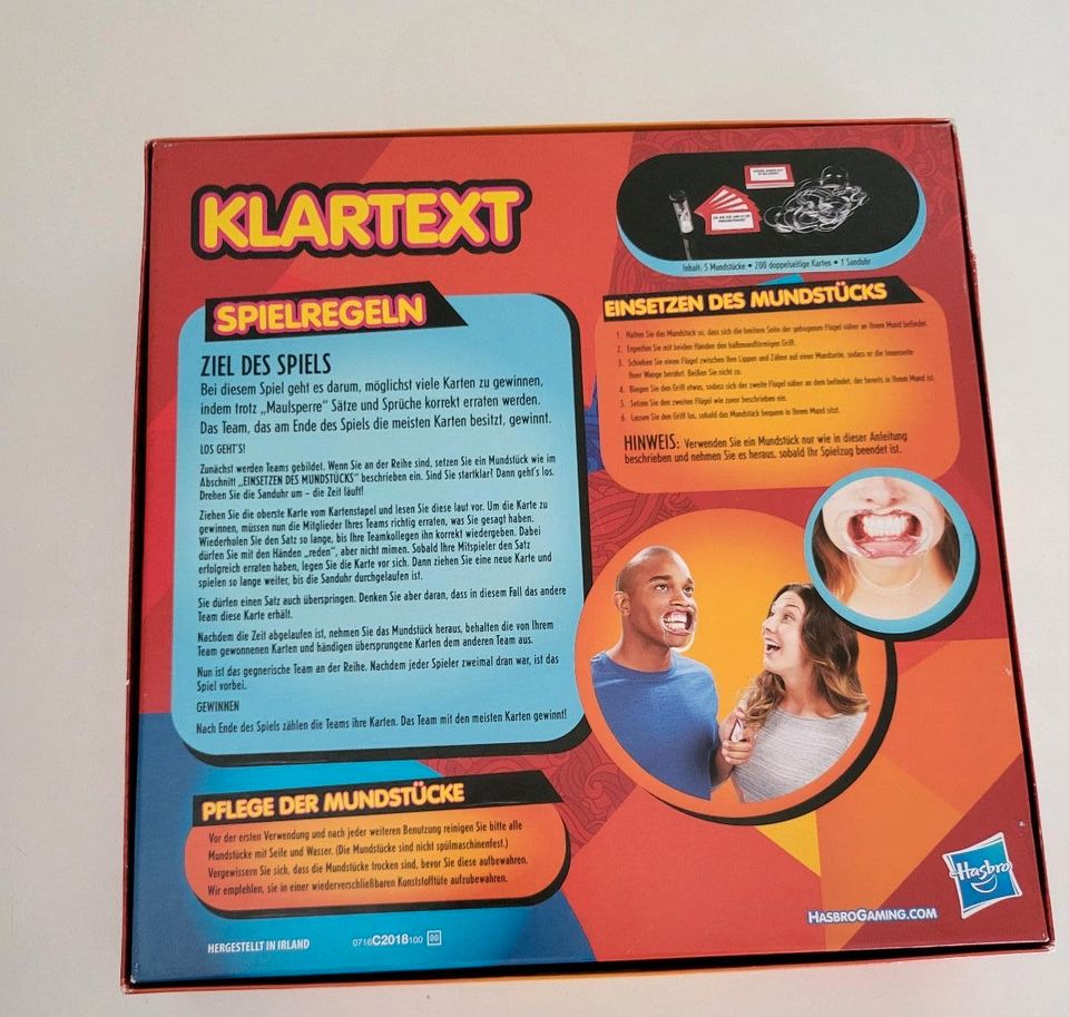 Klar Text (Das witzige Maulsperrenspiel) in Pirk