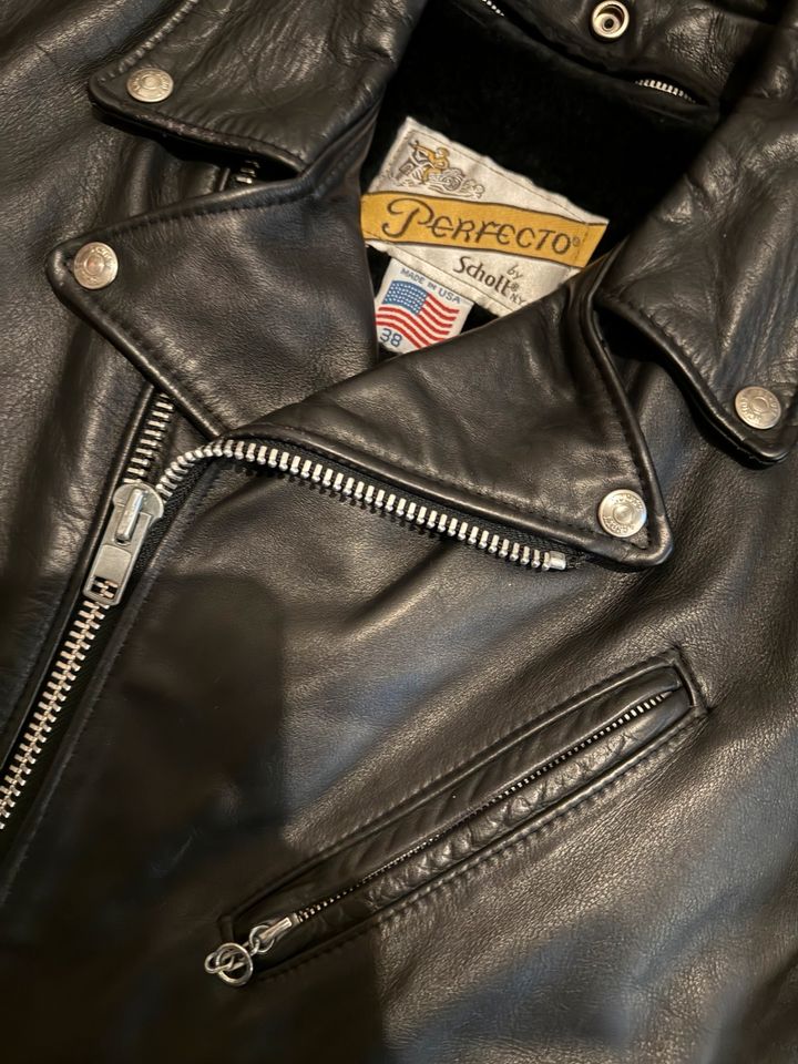 Schott NYC Perfecto 115 Lederjacke Biker Brando The Wild One USA in München