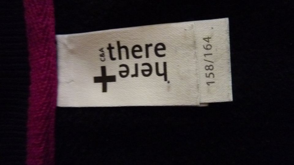 Sweatjacke, Jacke, Pailletten, schwarz, Größe 158/164 Mädchen in Gummersbach